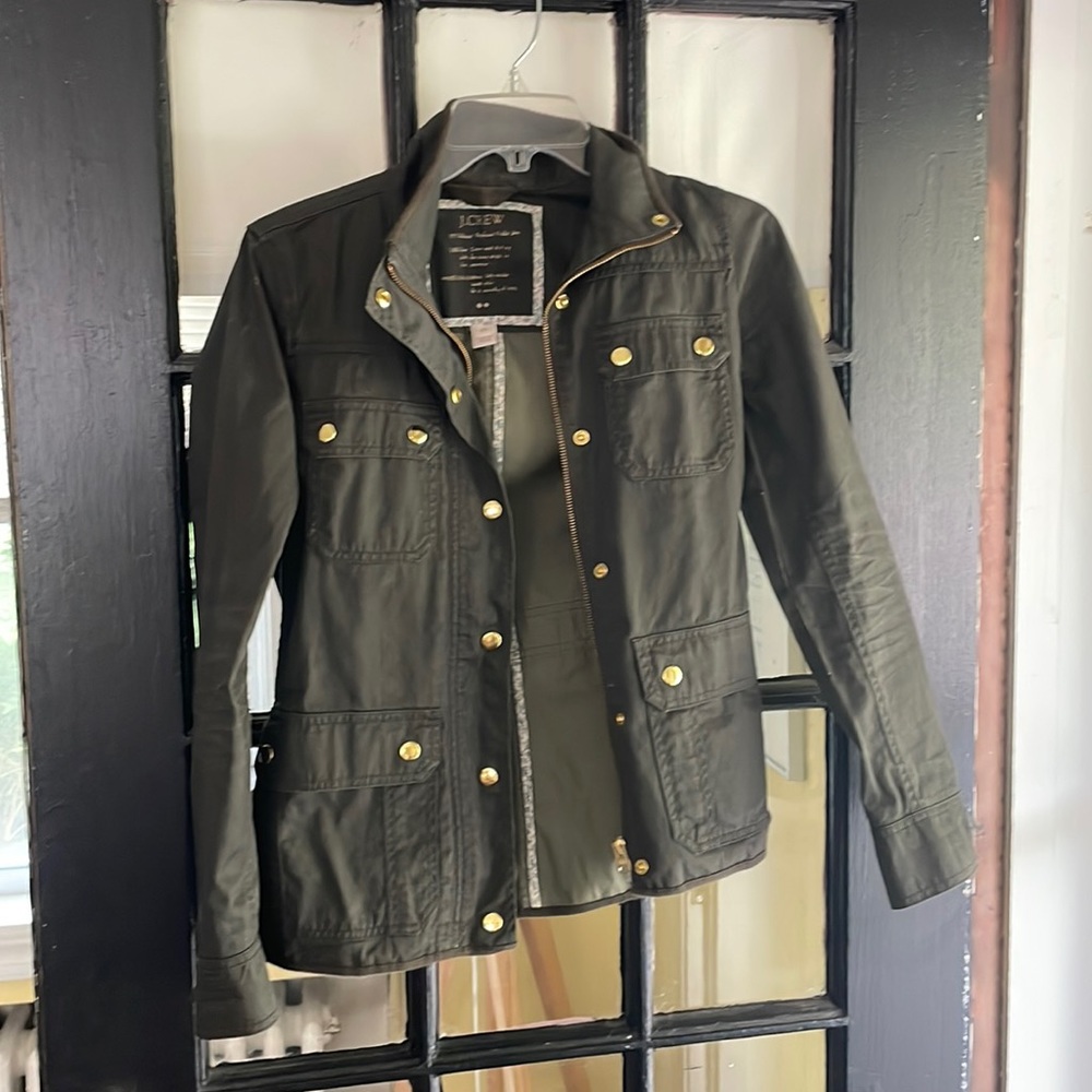 J crew field coat xxs